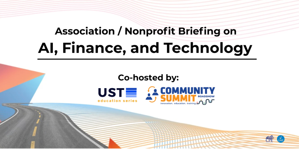 Association / Nonprofit Briefing on AI, Finance and Technology Q1-2026