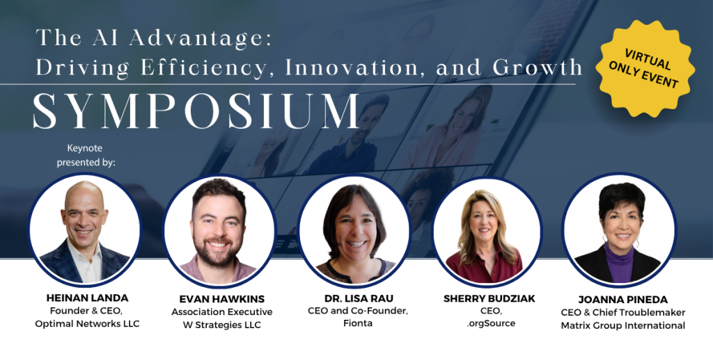The AI Advantage:  Driving Efficiency, Innovation, and Growth | Symposium