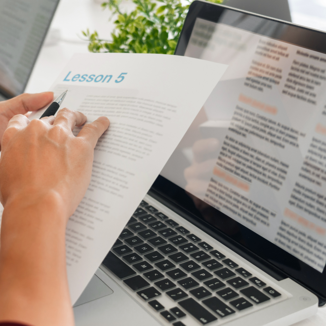 personal learning plan using webinars